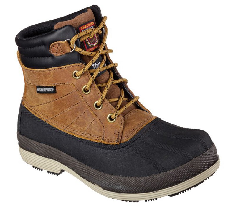 Skechers Robards - Alberton Sr - Womens Work Boots Brown [AU-AL3181]